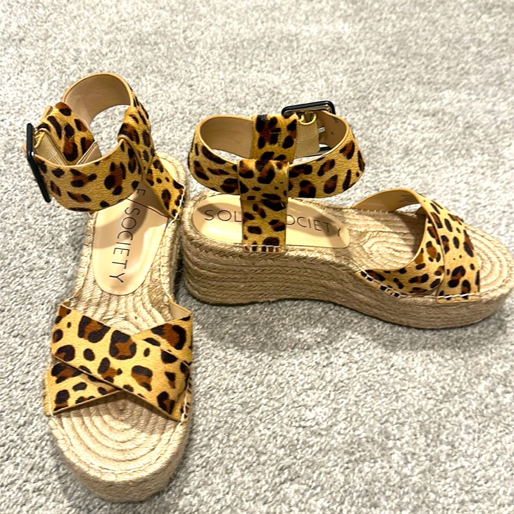 Sole Society wedge espadrilles